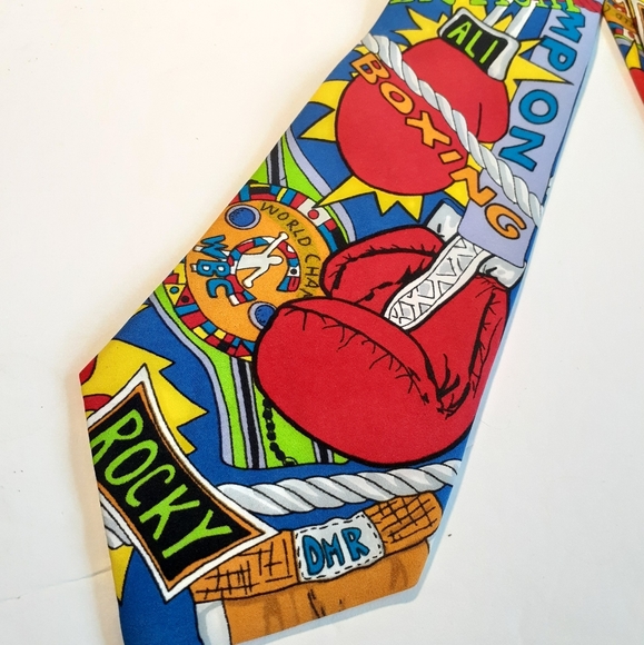 Next Exit Vintage Rocky Boxing Champion Necktie - Picture 5 of 5